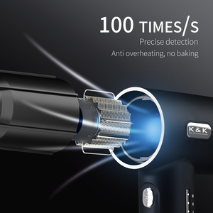Sèche-cheveux professionnel ionique à ions négatifs haute vitesse avec moteur sans balais et vent puissant - Product Image 4