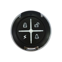 Control Remoto RF para Puerta de Garaje Mini, Forma Redonda, 4 Botones, Inalámbrico, 433mhz, Transmisor Cara a Cara para Puertas Correderas y Barreras