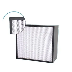 Yaning Wholesale HVAC Supply HEPA Filter deep pleat Alu. frame HEPA Filter for clean room