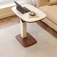 Table de chevet réglable en hauteur, table d'appoint mobile pour canapé, table d'angle rotative, bureau d'ordinateur pour salon, mini table d'appoint
