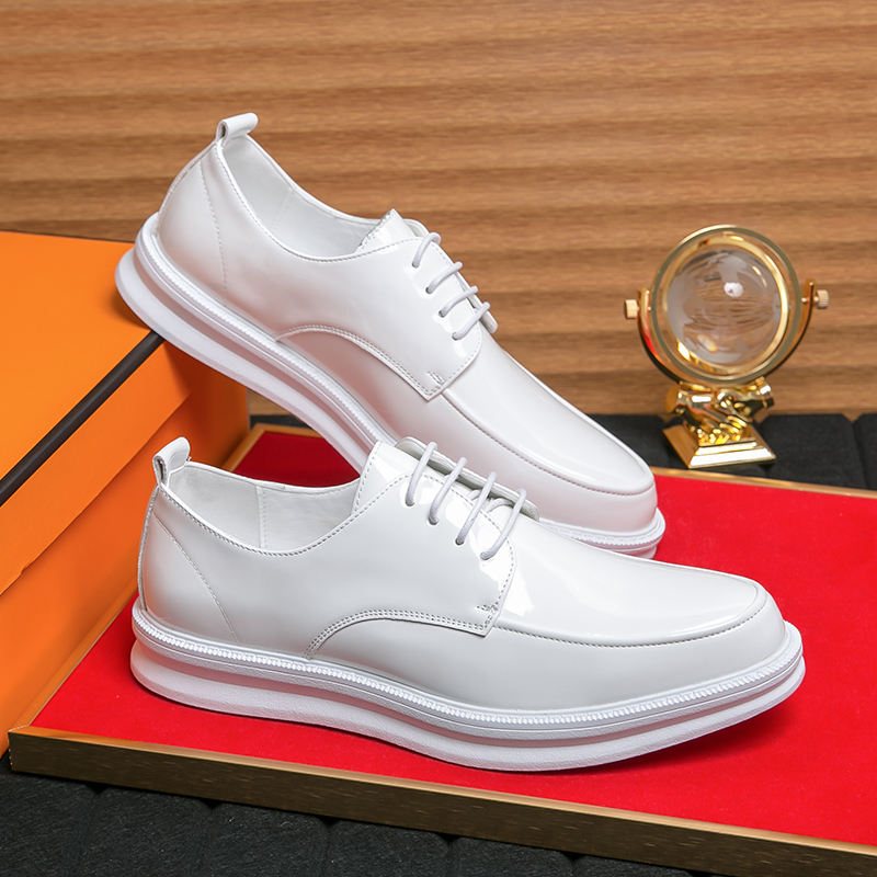 Designer White Leather Dress Shoes Dress Shoes Silver Designer