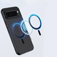 Coque de téléphone magnétique mate givrée pour Google Pixel 9 Pro XL Premium Mobile Cover