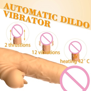 リモコンストレッチスイング現実的なディルドバイブレーター加熱可能バイブレーターリアル舌ディルド - Product Image 2