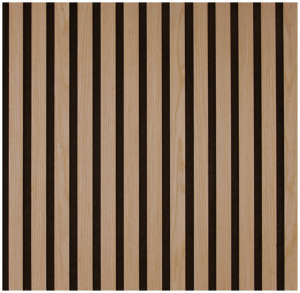 Panneau mural insonorisant EAZART de haute qualité, plafond en bois, décoration intérieure en polyester, couleur chêne noir - Product Image 3