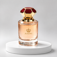 Capuchon de parfum magnétique en Zamac, alliage de zinc plaqué or, hexagonal, émaillé, à facettes, pour flacon de parfum, vente en gros de flacons de parfum en verre