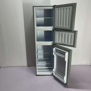 206L French Door Three-Door Refrigerator With <b>Freezer</b> Stainless Steel Energy Conservation for Hotel and Family Use - Product Image 5