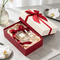 Boîte à parfum en forme d'enveloppe avec flacon de parfum, design à rabat plié, coffret cadeau parfumé, emballage cadeau en gros, fabrication sur mesure