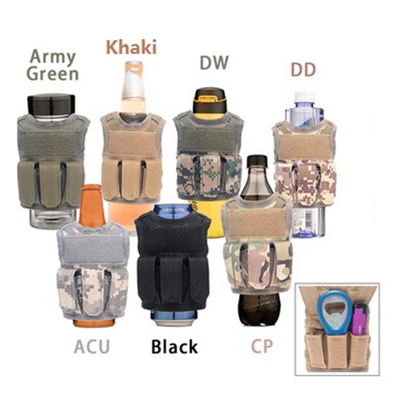 Пользовательские Пиво Может Регулируемый мини-жилет кулер с шнурком