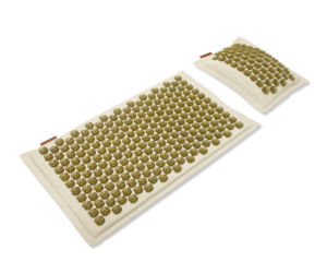 Estera de acupresión de coco orgánico, juego de almohada con bolsa, Lino Natural, logotipo personalizado, novedad, 4 paquetes - Product Image 3