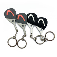 2 Side Emboss Evgrave Logo personnalisé et couleur Shape Beach Padel Racket Kechain