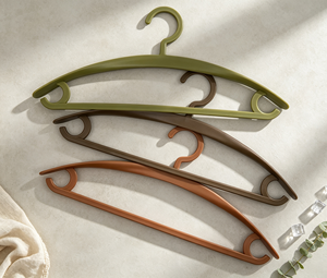 <span class=keywords><strong>Cintre</strong></span> en plastique robuste avec crochets intégrés, barre inférieure droite, gain de place pour armoire et placard, <span class=keywords><strong>cintre</strong></span> durable pour vêtements - Product Image 4
