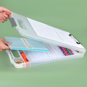 YUZMEI פלסטיק <span class=keywords><strong>A4</strong></span> A5 לוחות אחיות <span class=keywords><strong>A4</strong></span> קובץ נייד תיק פרויקט מסמכים מחזיק מגזינים <span class=keywords><strong>A4</strong></span> אחסון קובץ מכתבים - Product Image 3