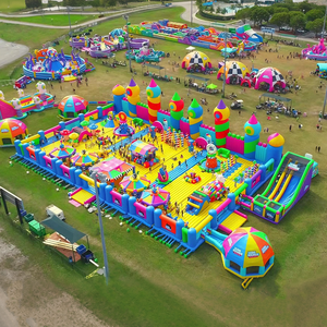El Trampolín Inflable Comercial de Alta Resistencia Más Grande, Parque de Brincos Temático - Product Image 1