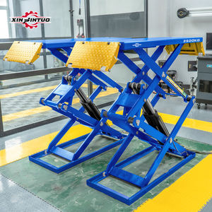 Xinjo Oem merek pengangkat kendaraan baja Super tipis lift mobil lift hidrolik dek ganda kecil 3.5T untuk dijual - Product Image 2