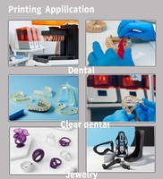 Impresora 3D Dental de Alta Precisión, Impresora 3D de Resina Líquida UV, Proyector DLP Dental para Impresora 3D