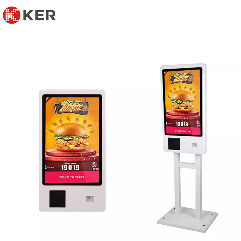 32-дюймовый стенд напольный киоск самообслуживания и оплаты, киоск Macdonald киоск Ресторан быстрого питания, сенсорный киоск