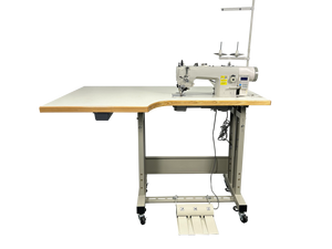 0358D Flat-Bed Lock Stitch Integrated Needle Feed <b>Sewing</b> <b>Machine</b> with Cutter Industrial Heavy Duty New - Product Image 1