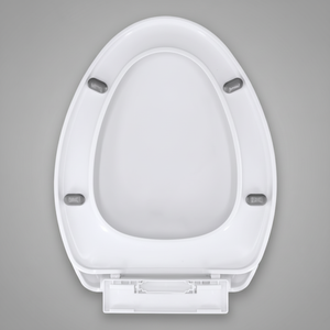 Asiento <span class=keywords><strong>de</strong></span> inodoro moderno <span class=keywords><strong>de</strong></span> cierre lento, con función <span class=keywords><strong>de</strong></span> liberación rápida. No eléctrico, fácil <span class=keywords><strong>de</strong></span> instalar. Adecuado para inodoros <span class=keywords><strong>de</strong></span> baño. - Product Image 2