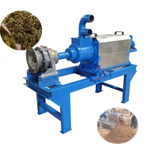 Stainless steel feces dry and wet separator Feces spiral extrusion dewatering machine