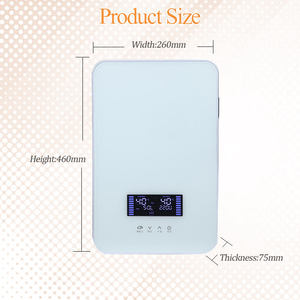 शीर्ष विक्रेता उत्पाद 12-24kw स्मार्ट टच कंट्रोल टैंलेस वाटर हीटर 380v केंद्रीय गर्म पानी के लिए तत्काल इलेक्ट्रिक वाटर हीटर - Product Image 3