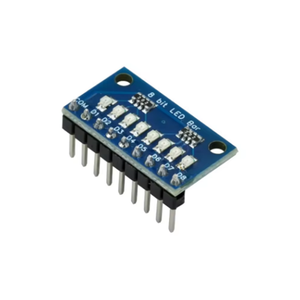Módulo Indicador LED de 8 Bits, 3-24V, Azul/Rojo, Ánodo/Cátodo Común, Kit de Inicio para Protoboard, Compatible con MCU ARM, Impresora 3D, MEGA2560 - Product Image 1