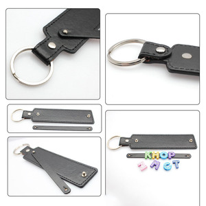 <span class=keywords><strong>Porte</strong></span>-clés <span class=keywords><strong>DIY</strong></span> 8 mm pour breloques à lettres coulissantes 8 mm, <span class=keywords><strong>porte</strong></span>-clés en <span class=keywords><strong>cuir</strong></span> PU, cadeau pour femmes, hommes, enfants, accessoires de fabrication de bijoux - Product Image 3