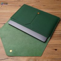 Pochette en cuir PU pour ordinateur portable 13 pouces, personnalisée, protection pour ordinateur portable, sacs de rangement pour manches