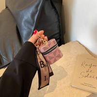 Nouveau Produit Phare : Mini Sac en Cuir de Créateur Porte-Rouge à Lèvres, Porte-Clés Voiture, Porte-Monnaie, Étui pour Écouteurs avec Porte-Clés (Vente en Gros)