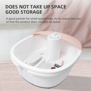 2024 Portable Foot Massage <b>Machine</b> Foldable Foot <b>Bath</b> Massager with 2 Rollers Foot Spa Heating - Product Image 4