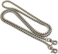 Chaîne de boîte en fer pour bricolage chaîne en or pour sac à main sacs à main accessoires sac à main sangles épaule croix corps remplacement avec 2 boucles en métal