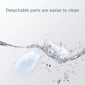 Aspirador nasal de material de silicona para bebés recién nacidos, pingüino suave, Punta larga, succión Nasal, herramienta de limpieza, aspirador Nasal - Product Image 6