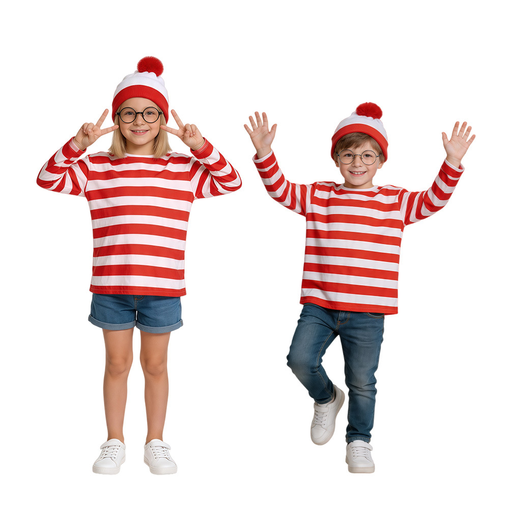 Children's clothing (tops, hats, glasses frames)
