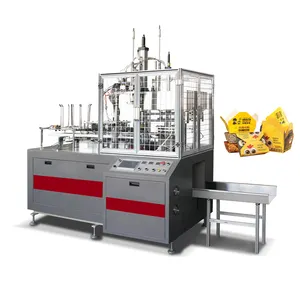 Factory Price High Speed Automatic Customized Food Trays Paper Board Box Forming Making Machine Price