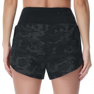 Shorts Deportivos de Secado Rápido para Mujer, Cintura Alta con Forro de Malla, Camuflaje Negro, Talla Extra Grande, Shorts para Entrenamiento y Tenis - Product Image 3