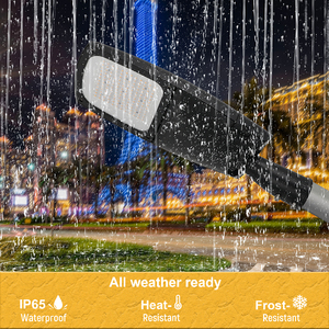 Lampadaire LED en alliage d'aluminium certifié IP66 IK09 CE 50W avec détecteur de mouvement, étanche AC100-277V, éclairage routier extérieur - Product Image 2