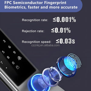 מנעולים חכמים wifi app app מסך מגע דיגיטלי לוח מקשים מקשים מקשים לדחוף למשוך מנעולים חכמים - Product Image 4