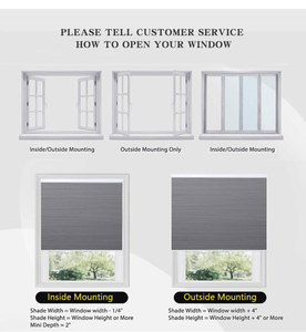 Nhà thông minh cơ giới 38mm tổ ong xếp li Cửa Sổ Màu điều khiển từ xa di động Rèm Vải Cài đặt đồng bằng điện - Product Image 6