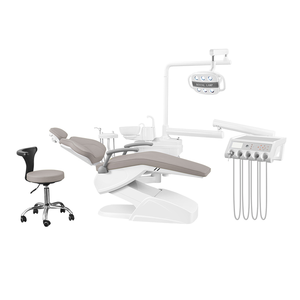 Sedia dentale integrale per unità dentale leggera a LED a vela con pelle sintetica a buon prezzo - Product Image 1