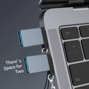 Adaptador <span class=keywords><strong>USB</strong></span> Tipo <span class=keywords><strong>C</strong></span> a <span class=keywords><strong>USB</strong></span> de Alta Calidad, Negro Gris, 10 Gbps, <span class=keywords><strong>USB</strong></span> 3.1 3.2, Conector <span class=keywords><strong>OTG</strong></span> Hembra - Product Image 6