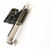 Adaptador Convertidor de Puerto Paralelo PCI-E DB25 de 25 Pines LPT para Impresora a Tarjeta PCI-E Express