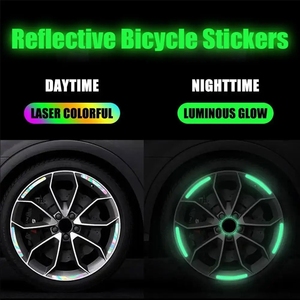 Reflector <span class=keywords><strong>de</strong></span> cubo <span class=keywords><strong>de</strong></span> <span class=keywords><strong>bicicleta</strong></span>, <span class=keywords><strong>pegatinas</strong></span> <span class=keywords><strong>de</strong></span> advertencia <span class=keywords><strong>de</strong></span> seguridad nocturna, calcomanías <span class=keywords><strong>para</strong></span> automóviles, herramienta <span class=keywords><strong>de</strong></span> tira <span class=keywords><strong>de</strong></span> rueda con llanta reflectante - Product Image 6