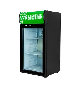 Wein schaufenster display kühler kühlschränke mit kompressor Food probe kühler