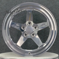 Jantes de voiture forgées monobloc 5 branches sur mesure, à déport progressif et poli miroir, 5x112 5x114.3 5x120 pour GTR, directement de l'usine