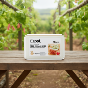 Erpsl Food <b>Storage</b> <b>Bags</b> 24x35cm With <b>Zipper</b> For Freshness Preservation - Product Image 3