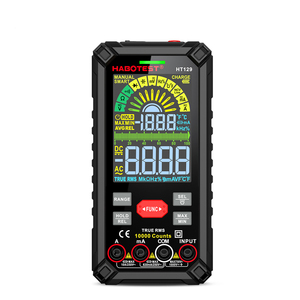 Habotest HT129 intelligent rechargeable avec affichage True RMS à 4 chiffres, 10 000 points de lecture, 1000 V AC/DC - Product Image 2