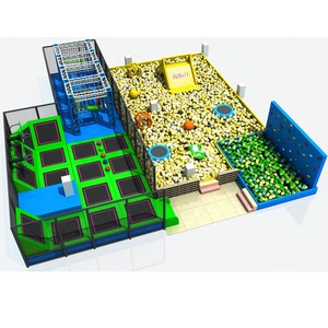 Aire de jeux intérieure pour adultes et enfants, aire de jeux souple avec parc de trampolines, vente en gros mondiale - Product Image 6