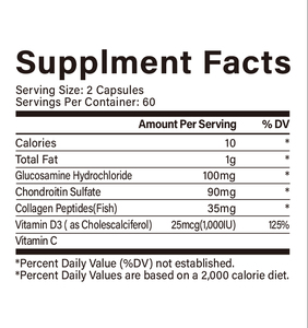 Cápsulas de Gel Suave de Glucosamina, Condroitina, MSM y Colágeno Natural Más Vendidas, Suplementos para el Apoyo de la Salud en Adultos, No apto para - Product Image 5