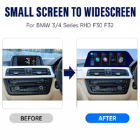 Écran Blu-ray 10,25 pouces pour BMW Série 3 RHD F30 F32 NBT EVO Système Linux CarPlay sans fil Android Auto Lecteur stéréo de voiture