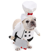 Costume de chien ou de chat pour Halloween, facile à porter, en polyester + ABS, pour cosplay de chef tueur.
