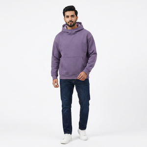 Half High Collar Hoodies Sweatshirts Printing No <b>String</b> Sweater Heavyweight 420G Fleece Men Knitted Fabric - Product Image 1